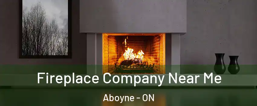Fireplace Company Near Me Aboyne - ON