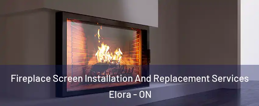 Fireplace Screen Installation And Replacement Services Elora - ON
