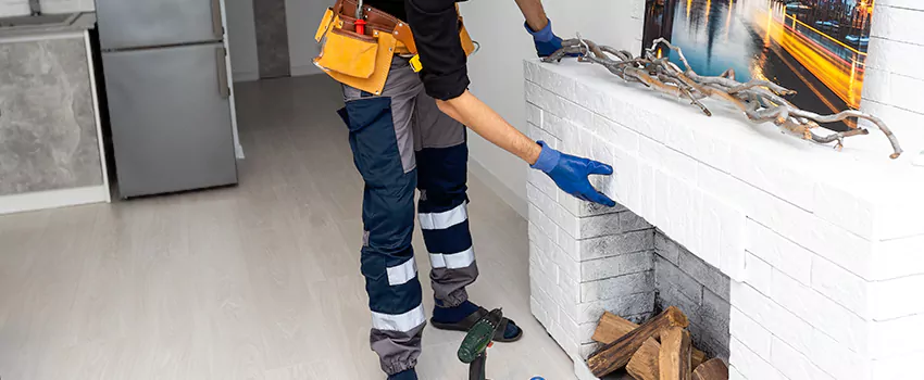 Outdoor Fireplace Restoration in Centre Wellington, Ontario