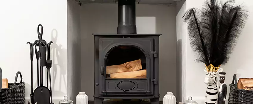 Thelin Hearth Products Providence Pellet Insert Fireplace Installation in Centre Wellington, ON