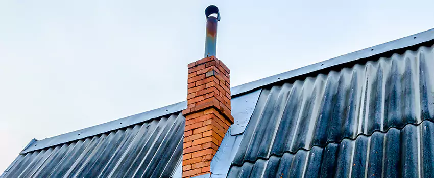 Aluminium Chimney Flashing Repair in Centre Wellington, ON