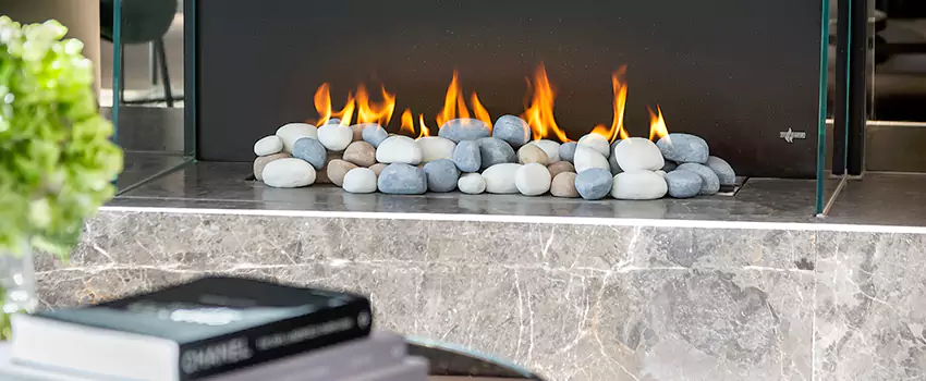 Double-Height Fireplace Design Refurbishment in Centre Wellington, Ontario