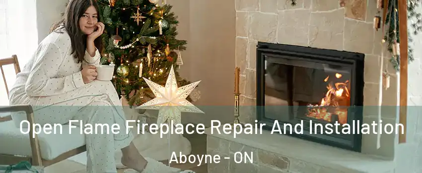  Open Flame Fireplace Repair And Installation Aboyne - ON
